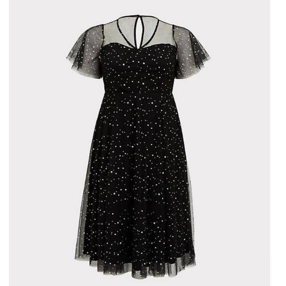 black and white evening dress size 20